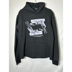 Demonites Midnight Madness Land of Pain, Misery & Strife Punk Gothic Hoodie SZ M